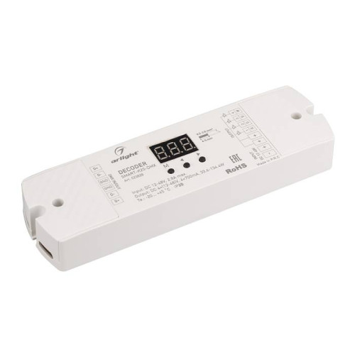 Декодер тока DMX512 для трансляции DMX512 сигнала ШИМ(PWM) Arlight 023828