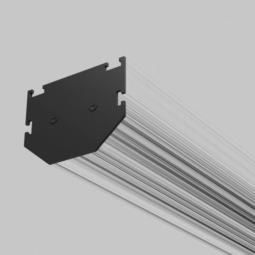 Заглушка Elektrostandard Slim Magnetic Slim Magnetic Комплект заглушек для шинопровода в натяжной потолок: торцевая и внутренняя (черный) 85233/00