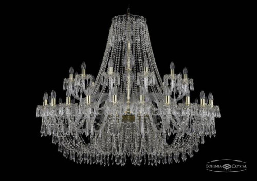 Подвесная хрустальная люстра 1403 Bohemia 1403/24+12/530 G