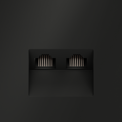 Розетка (Черный) Voltum Voltum S70 VLS060208