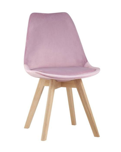 Обеденный стул Stool Group Frankfurt Y863 velvet pink