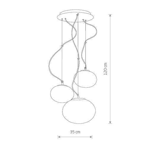 Светильник подвесной Nowodvorski Nuage 7027