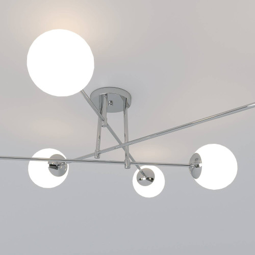 Потолочная люстра Eurosvet Netz 30181/6 хром Smart