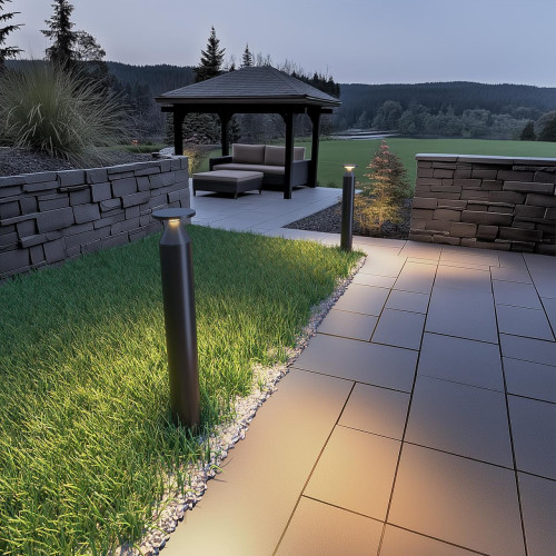 Уличный наземный светильник Odeon Light Coil 7119/12GL