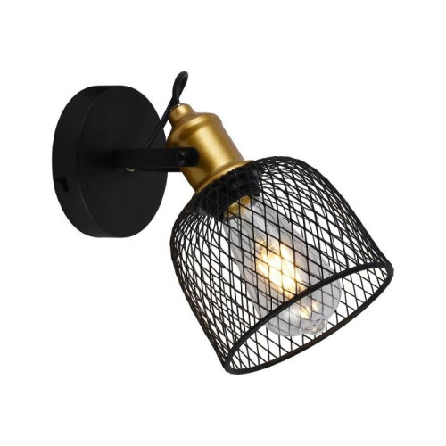 Настенное бра Gerhort G71158 G71158/1wBK+GD BK