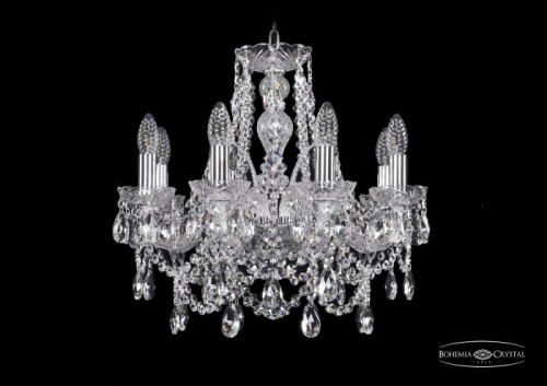 Подвесная хрустальная люстра 1411 Bohemia 1411/8/160 Ni