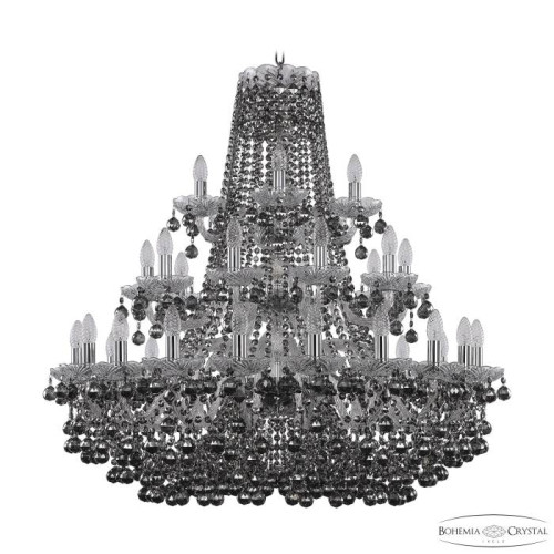 Подвесная хрустальная люстра 1409 Bohemia 1409/20+10+5/360/3d Ni R781
