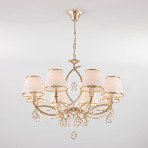 Подвесная люстра Eurosvet Salita 60091/8 перламутровое золото