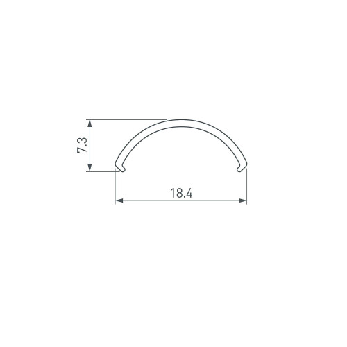 Экран для профиля Arlight 039490