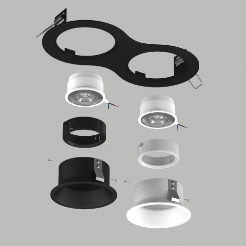 Комплект со светильником Lightstar Domino D6270607WBMOD