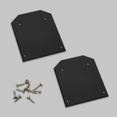 Комплект торцевых заглушек для профиля IL.0050.3300 (S25) трековой системы SMART LINE 220В, Черный IL.0050.3305-BK