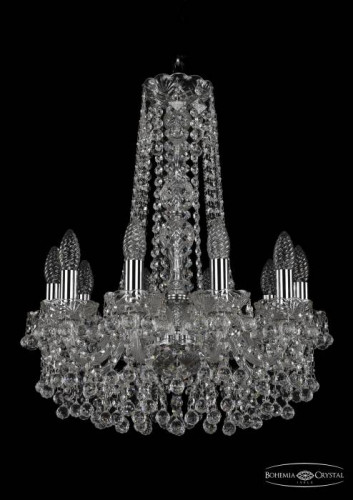 Подвесная хрустальная люстра 1409 Bohemia 1409/10/160/h-60 Ni