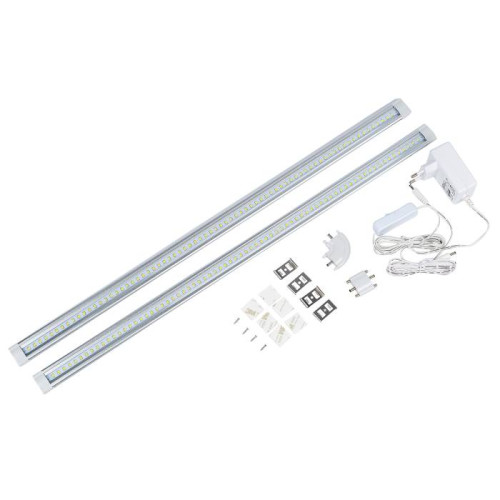 Мебельный светильник Uniel ULM-F45-2x6W/4500K IP20 SILVER