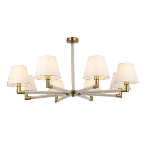 Потолочная люстра Gerhort G11112 G11112/8BRS+CL WT