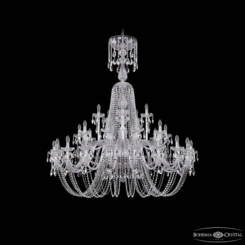 Подвесная хрустальная люстра 1402 Bohemia 1402/20+10+5/530/XL-165 Ni