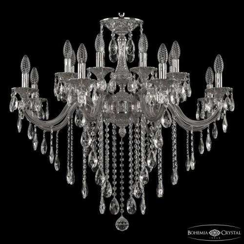 Подвесная хрустальная люстра 7218 Bohemia 72118/16/285 B Ni