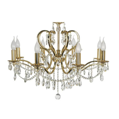 Подвесная хрустальная люстра Pisani Arti Lampadari Pisani E 1.1.8.601 G