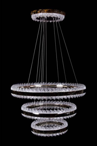 Подвесная люстра LEON Michel LE7720/800-3K Black Chrome