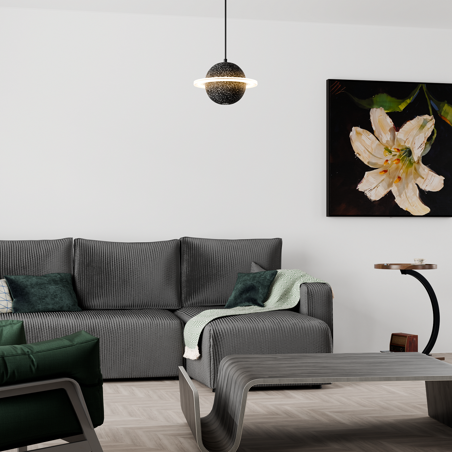 Светильник подвесной LIGHTERA Albury LE141L-20B