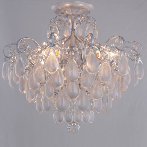 Потолочная люстра Crystal Lux Sevilia SEVILIA PL4 SILVER