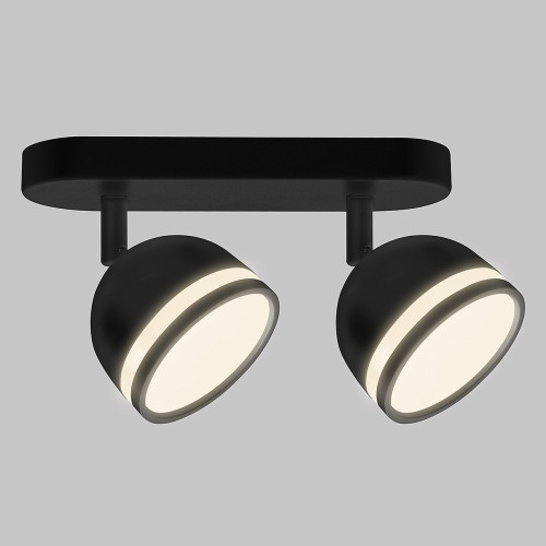 Светильник GX53 2*12W настенный спот Черный IL.0005.2901-2-BK