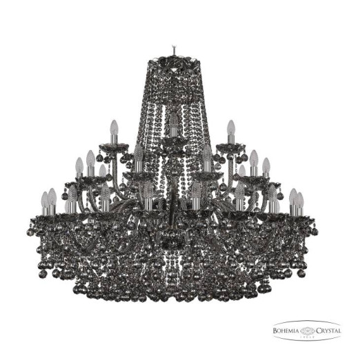 Подвесная хрустальная люстра 1409 Bohemia 1409/20+10+5/400 Ni M781