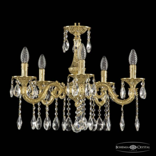 Подвесная хрустальная люстра 7101 Bohemia 71101/5/175 A G