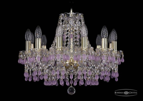 Подвесная хрустальная люстра 1410 Bohemia 1410/12/160 G V7010