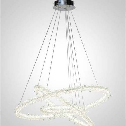 Подвесная люстра AM Group OVALE CH D800+600+400