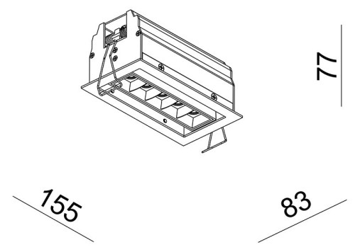 Встраиваемый светильник Deko-Light Ceti 565256