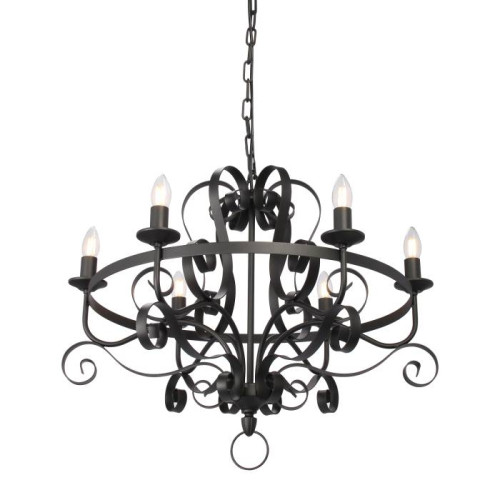 Подвесная люстра Розанофф Zoe RS109/8MT