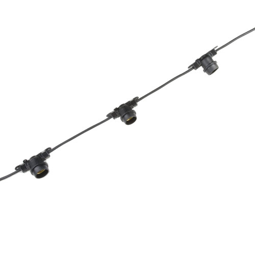 Гирлянда Uniel UDL-K121 10/E27/5M 5C IP65 BLACK BELT-LIGHT