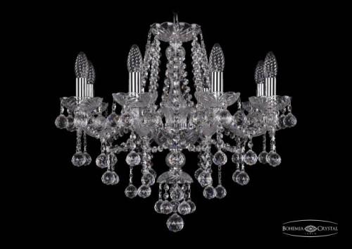 Подвесная хрустальная люстра 1415 Bohemia 1415/8/200 Ni Balls