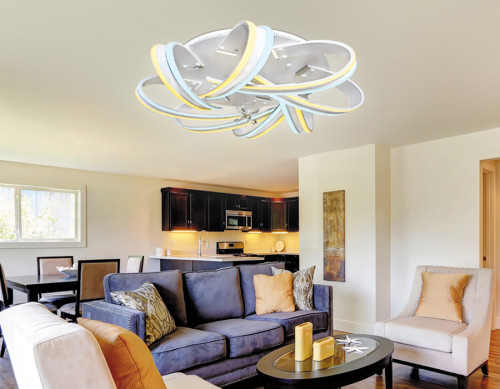 Потолочная люстра с пультом Line Ambrella FL132