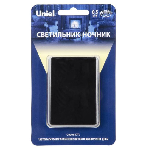 Детский ночник Uniel DTL-320 Прямоугольник/Black/Sensor