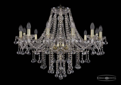 Подвесная хрустальная люстра 1415 Bohemia 1415/12/300 G Balls