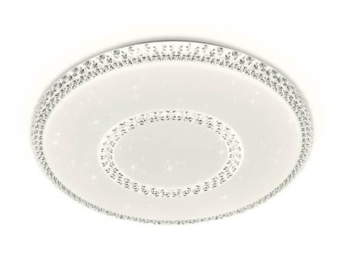 Потолочный светодиодный светильник Ambrella Orbital Crystal F99 WH 96W D500