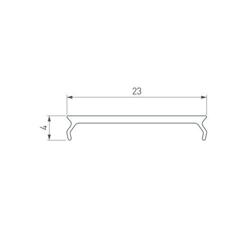Экран для профиля Arlight PLS-LOCK 036119