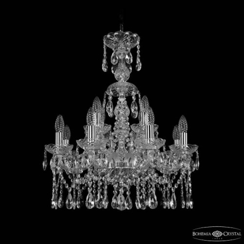 Подвесная люстра Bohemia 1413 1413/8+4/200/XL-66 Ni