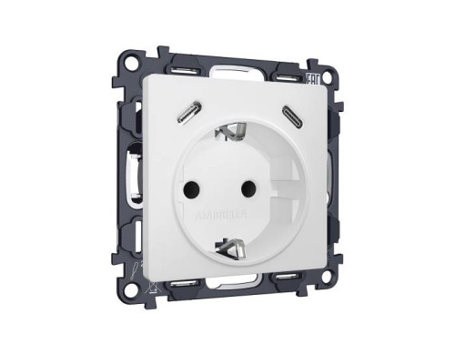 Розетка Ambrella Volt ALFA MA130510