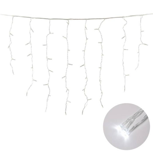 Бахрома светодиодная с контроллером, 200 светодиодов, 3 м Uniel ULD-B3010-200/DTA WHITE IP20