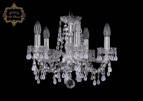 Подвесная хрустальная люстра 11.24 Art Classic 11.24.5.141.Cr.V0300