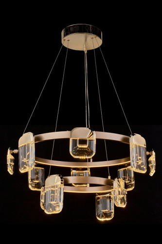 Подвесная люстра LEON Natali LE7771/8+4 Gold
