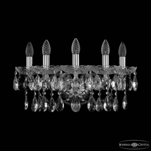 Настенное бра Bohemia 1413 1413B/5/165/XL Ni