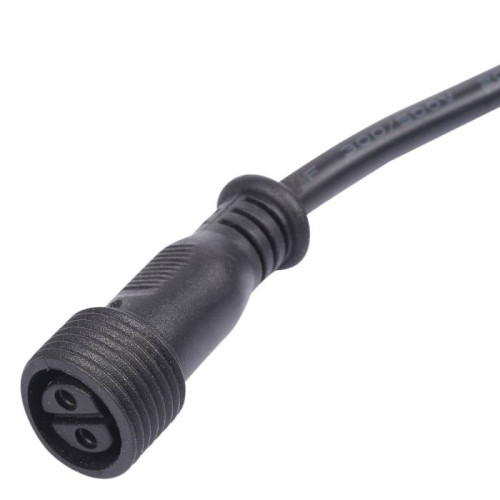 Провод 25 см для подключения прожекторов линейных 24V серии L52, L53 к блоку питания Uniel L52 линейные wallwasher UCX-LD2/L52-0.25M DC24V BLACK