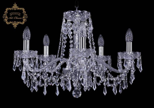 Подвесная хрустальная люстра 11.23 Art Classic 11.23.5.200.Cr.Dr