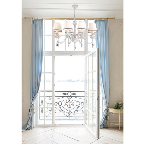 Люстра с ангелочками Сherubino A5656LM-8WG Arte Lamp