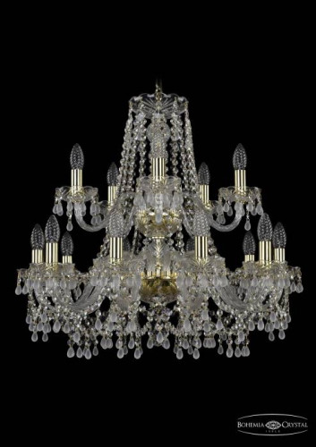 Подвесная хрустальная люстра 1410 Bohemia 1410/10+5/240/2d G V0300