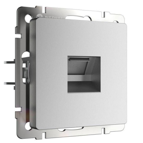 Розетка Werkel W1181065/ Розетка Ethernet RJ-45 (серебряный матовый)