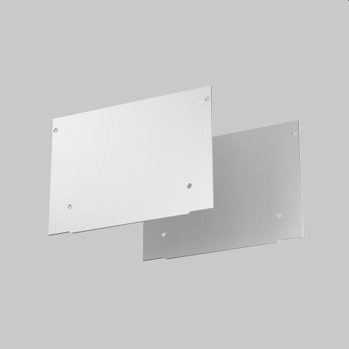 Заглушка декоративная белая - 2шт.+ 8 саморезов для профиля Maytoni ALM013EC-PL-W